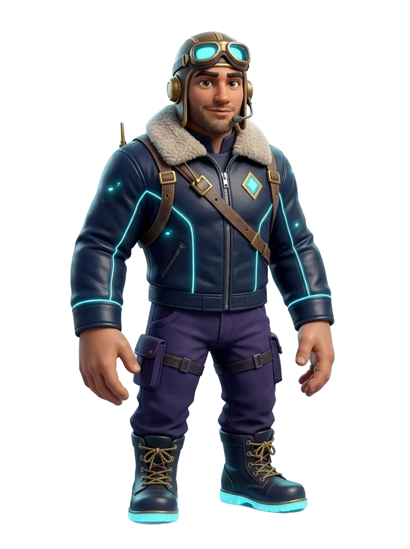 Skin Beta-Pionier als Mann